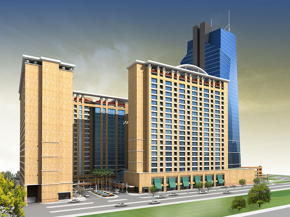 Hotel,Residential & commercial complex